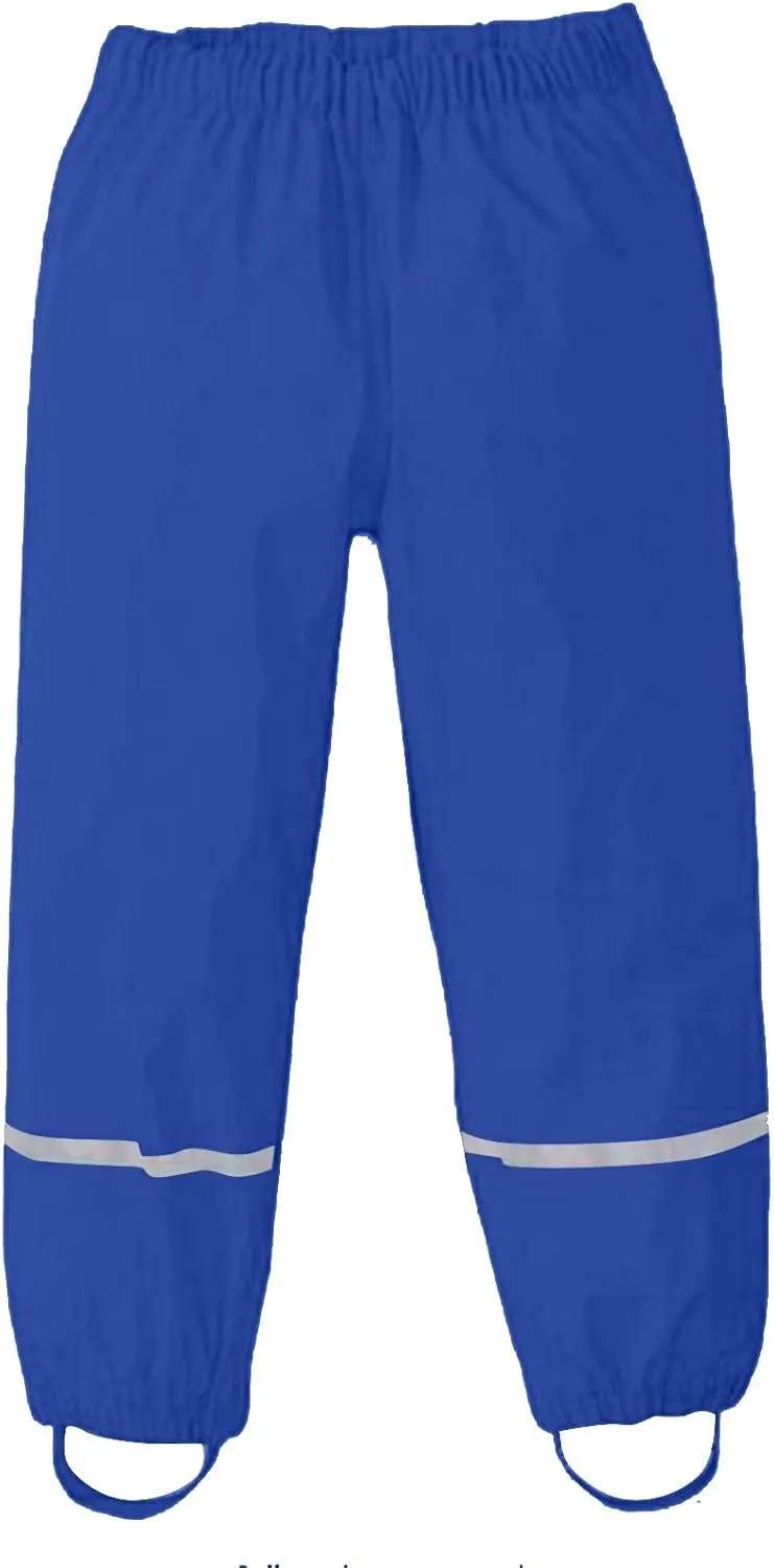 Boys Girls Waterproof Rain Pants Unisex Kids Rain Pants Children Rainwear Waterproof and Windproof 1-12 Years