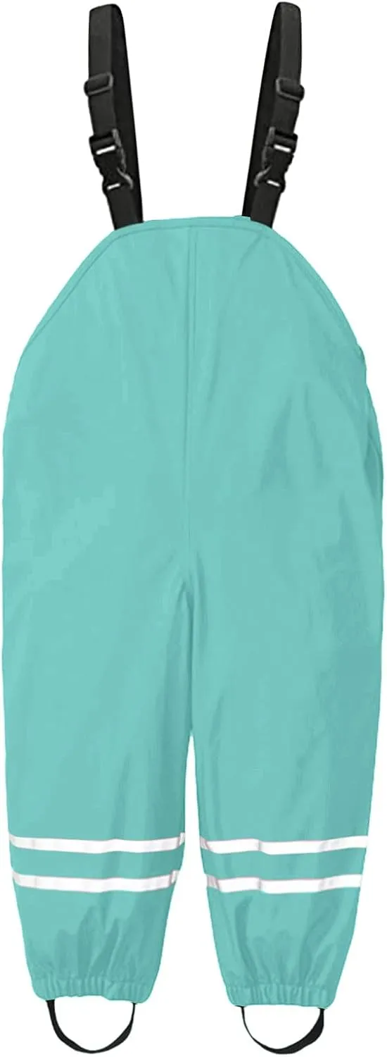 Boys Girls Waterproof Rain Pants Unisex Kids Rain Pants Children Rainwear Waterproof and Windproof