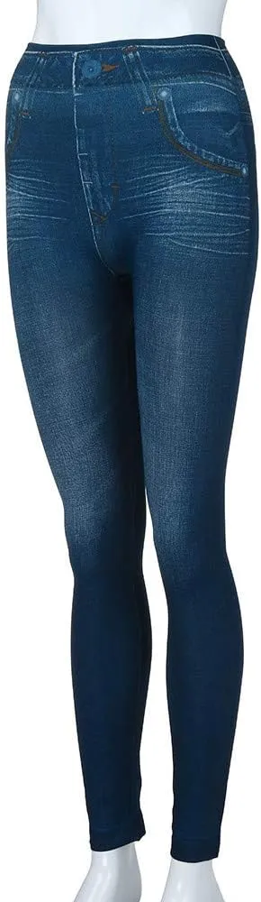 Classic Skinny Fit Curvy Denim Pants for Women Washed Stretch High Waisted Shaping Tapered Jeans Trouser with Pocket