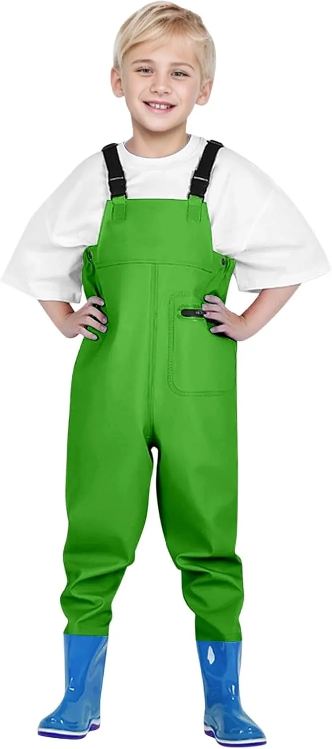 Kids Rain Pants Size 10-12 Waterproof Rain Pants Waterproof Kids' Rain Pants Rain Pants Kids Girls Kids Rain Bibs and Jacket