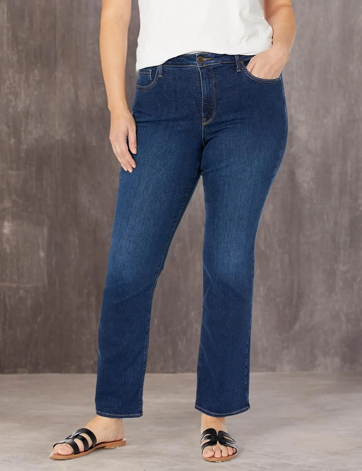 NYDJ Women's Plus Size Barbara Bootcut Jean