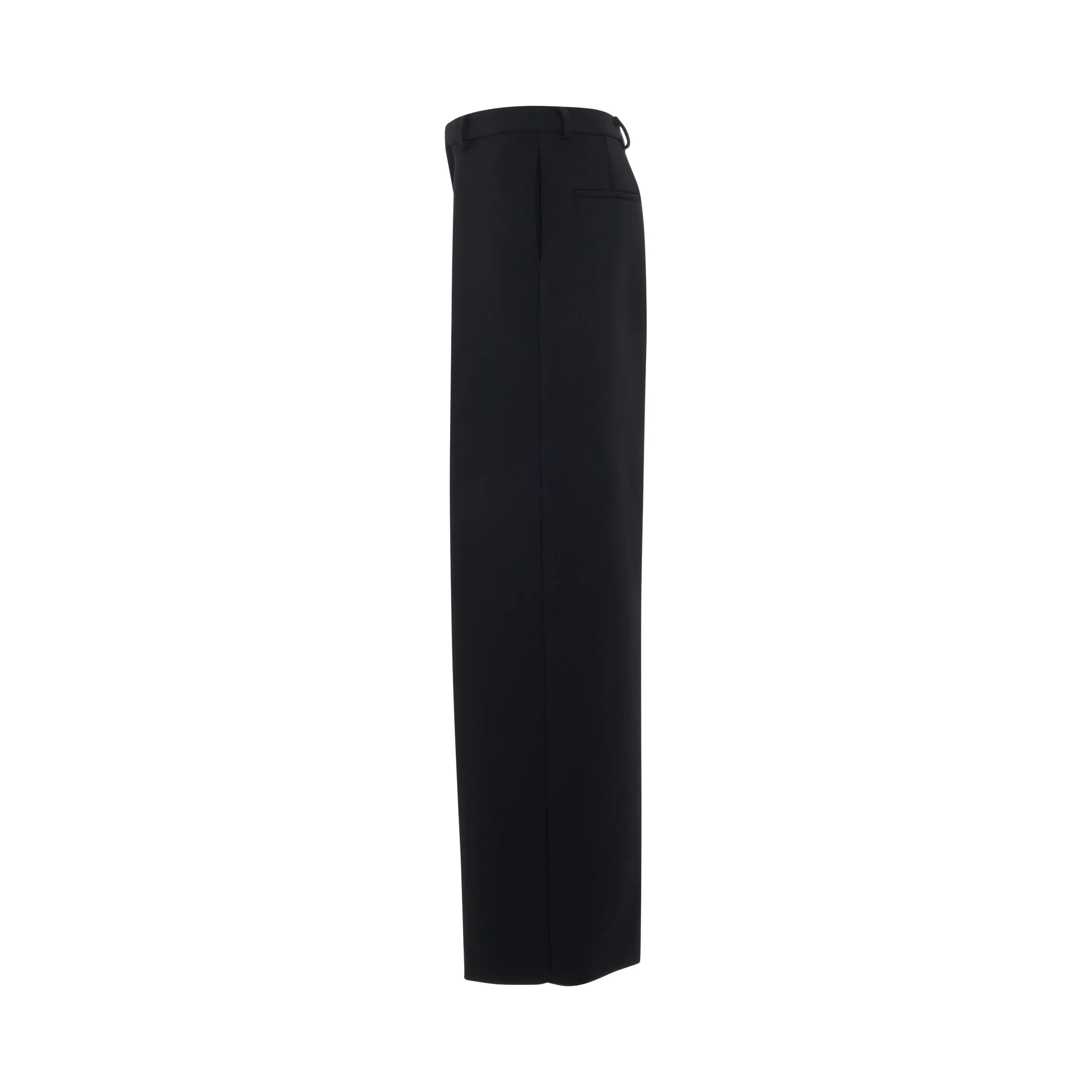 OW Embroidered Tailor Pant in Black