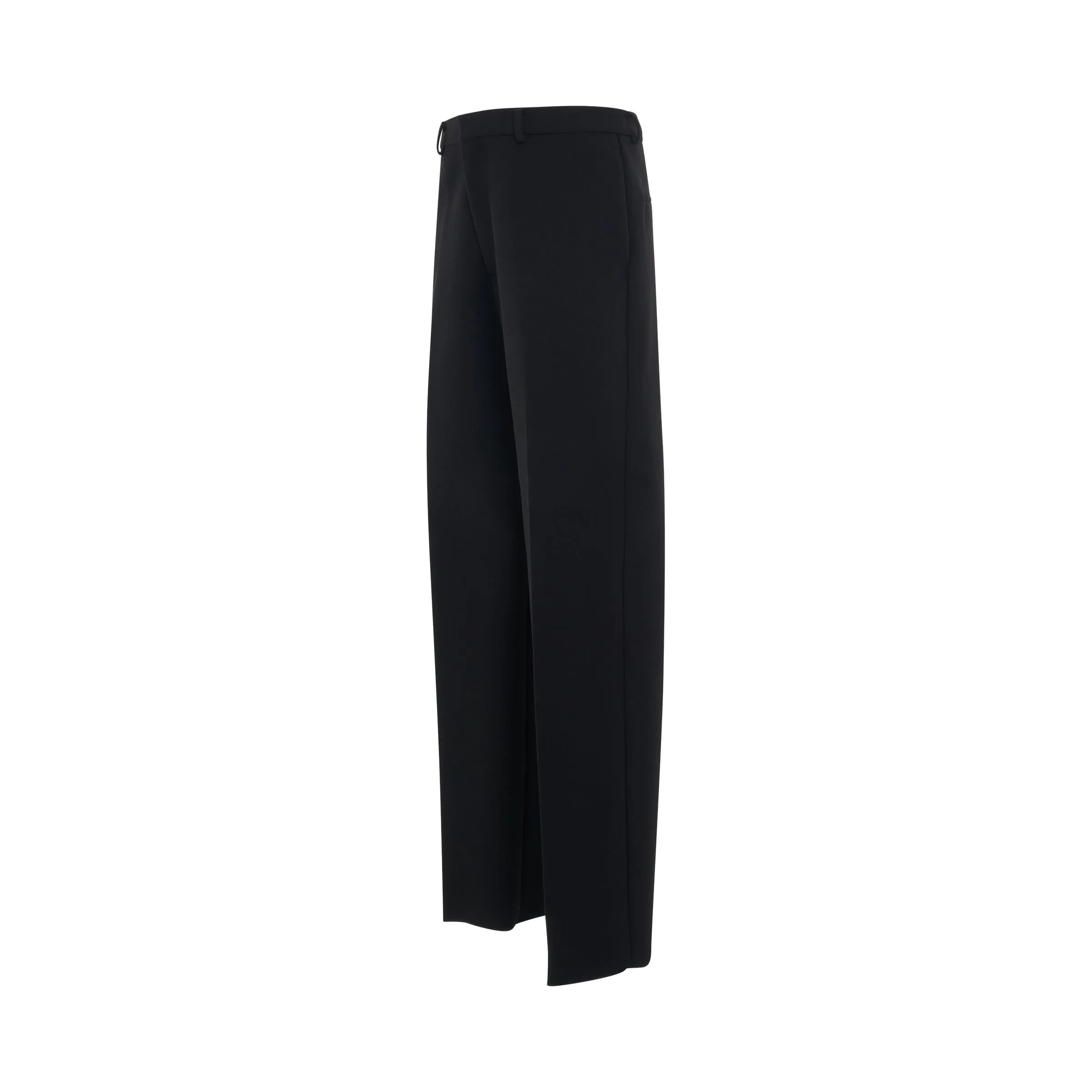 OW Embroidered Tailor Pant in Black