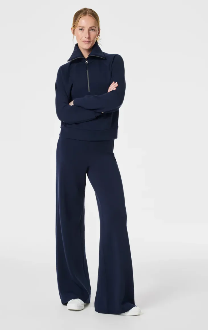 Spanx AirEssentials Wide Leg Pant Timeless Navy