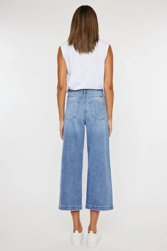 Ultra High Rise Wide Leg Jeans - Kan Can USA