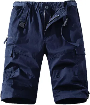 Xiaojmake Army Shorts for Men Military Cargo Short Summer Cotton Work Shorts Regular Fit Camouflage Twill Bermuda Cargo Short