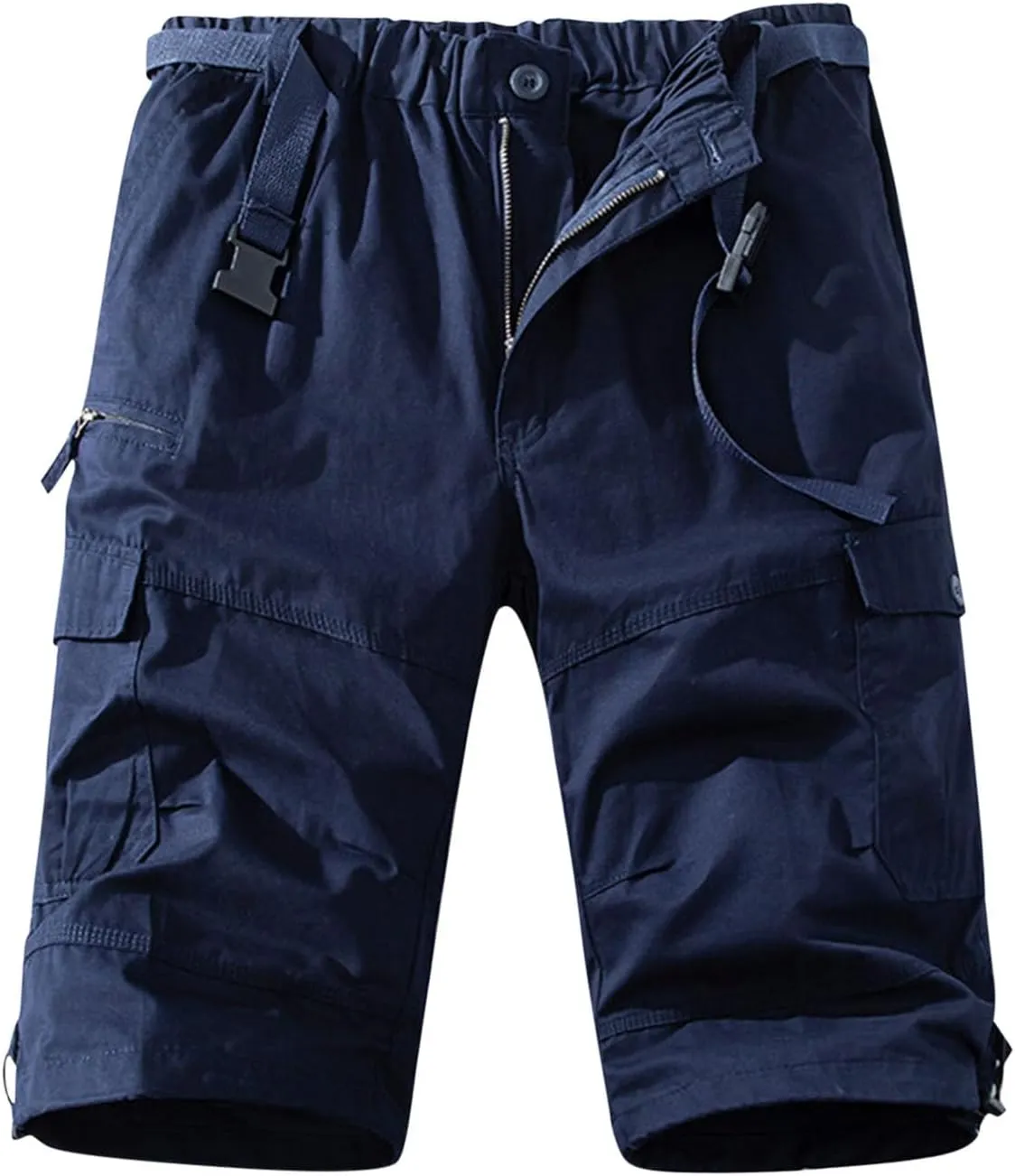Xiaojmake Men's Military Cargo Short with Multi Pocket Outdoor Twill Cotton Workout Shorts Casual Loose Fit Dungarees Short