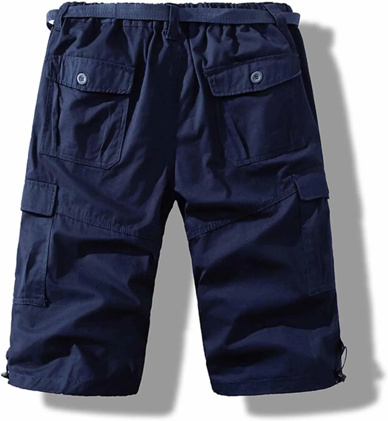Xiaojmake Men's Military Cargo Short with Multi Pocket Outdoor Twill Cotton Workout Shorts Casual Loose Fit Dungarees Short