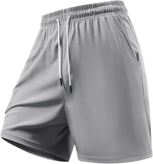 Xiaojmake Mens Quick-Dry Swim Trunks Athletic Workout Shorts 7" Casual Shorts Elastic Waist Jogger Sports Cotton Sweat Short