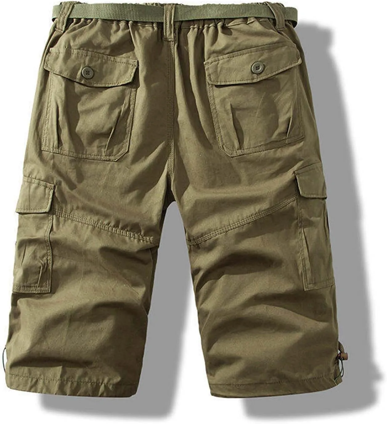 Xiaojmake Workout Cargo Shorts for Men Heavyweight Outdoor Hiking Short Flat Front Regular Fit Work Carpenter Fishing Shorts